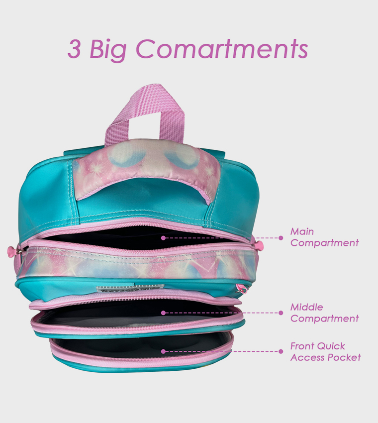 16.5" 3D School Bag - Daisy