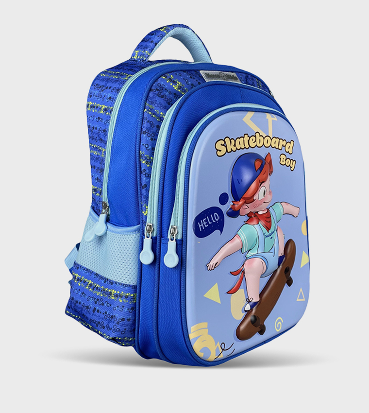 16.5" 3D School Bag - Skater