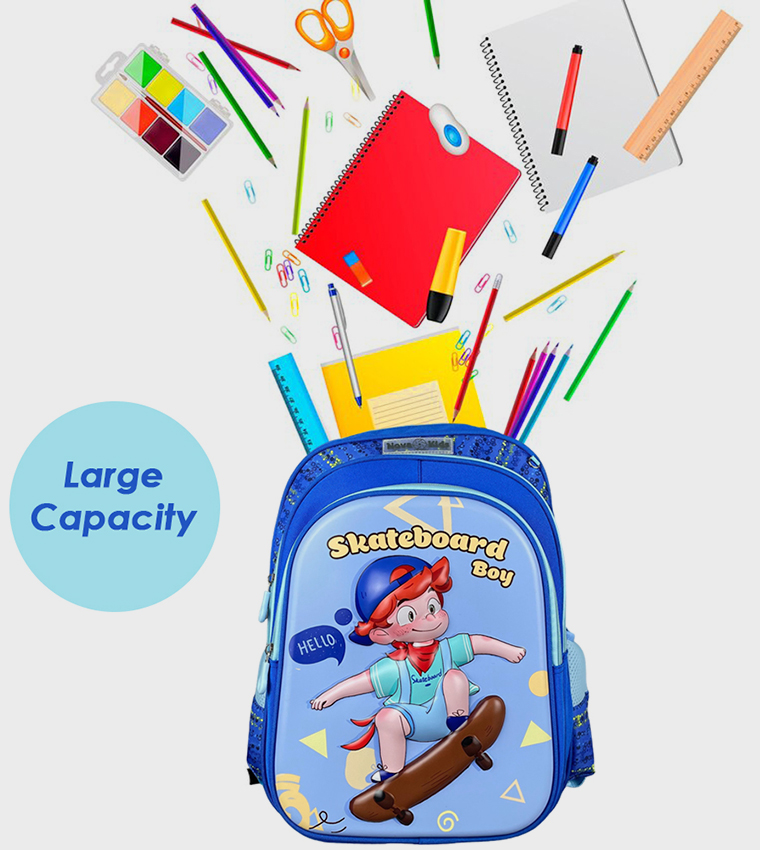 16.5" 3D School Bag - Skater