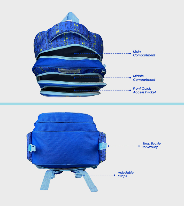 16.5" 3D School Bag - Skater