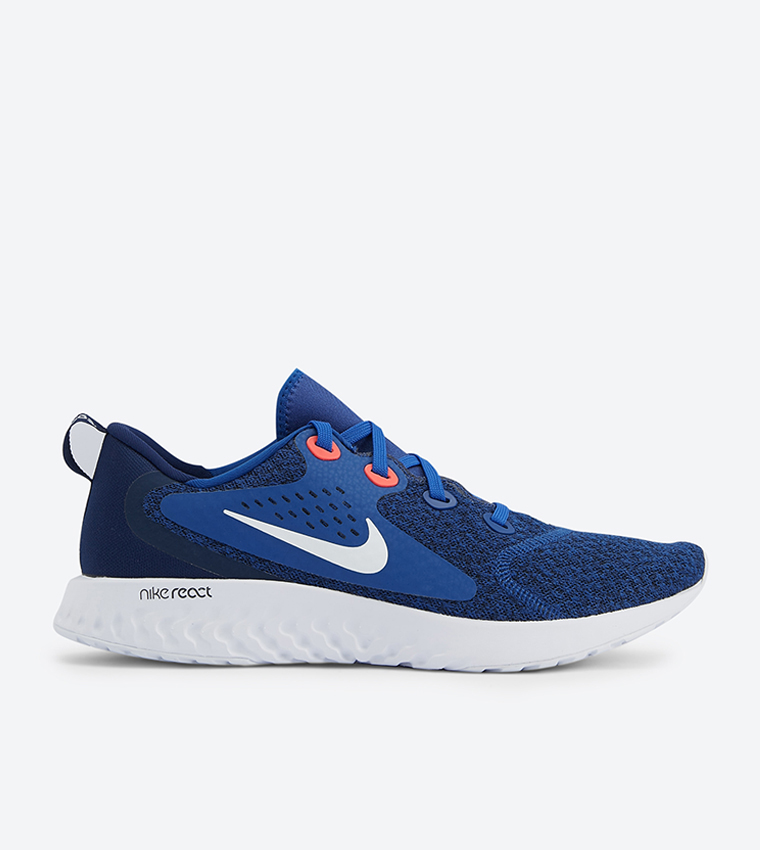 Buy Nike Legend React Lace Up Closure Sneakers Blue In Blue 6thStreet Bahrain