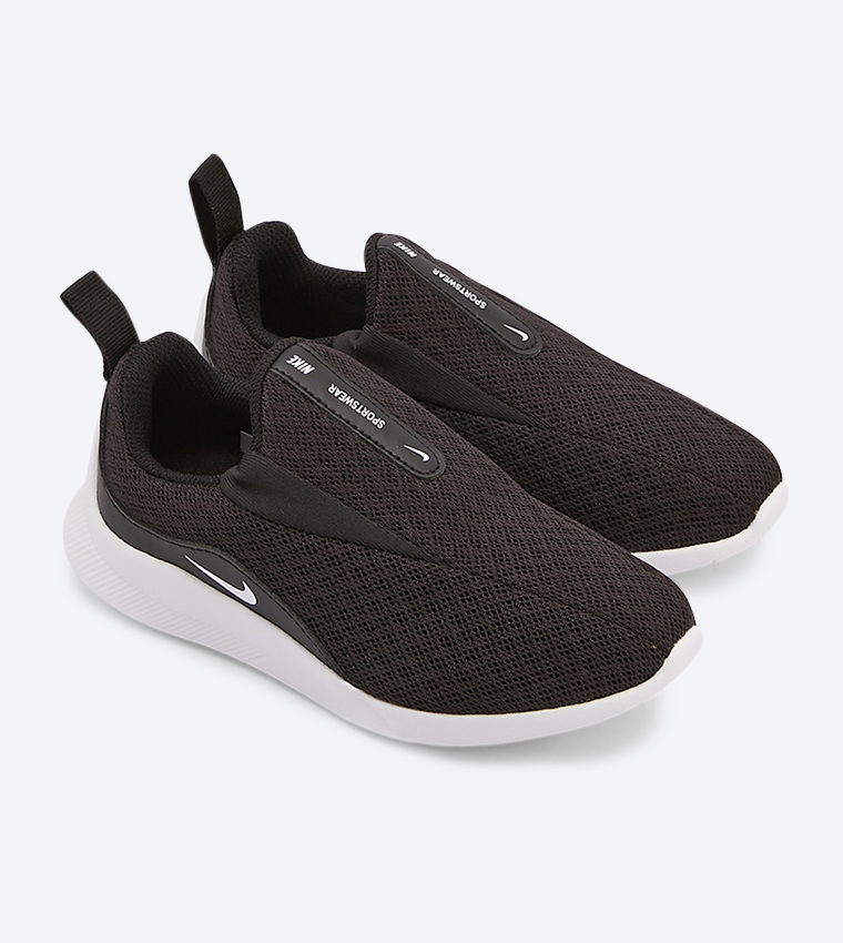 Nike black viale outlet slip on