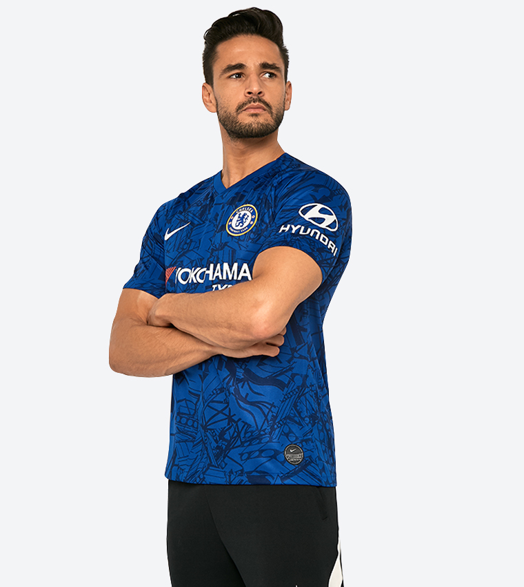 Cfc Stadium Short Sleeve Jersey T-Shirt - Blue