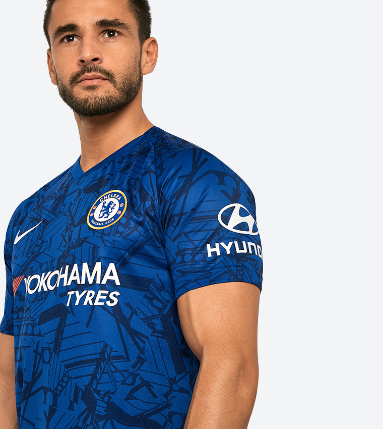 Cfc Stadium Short Sleeve Jersey T-Shirt - Blue