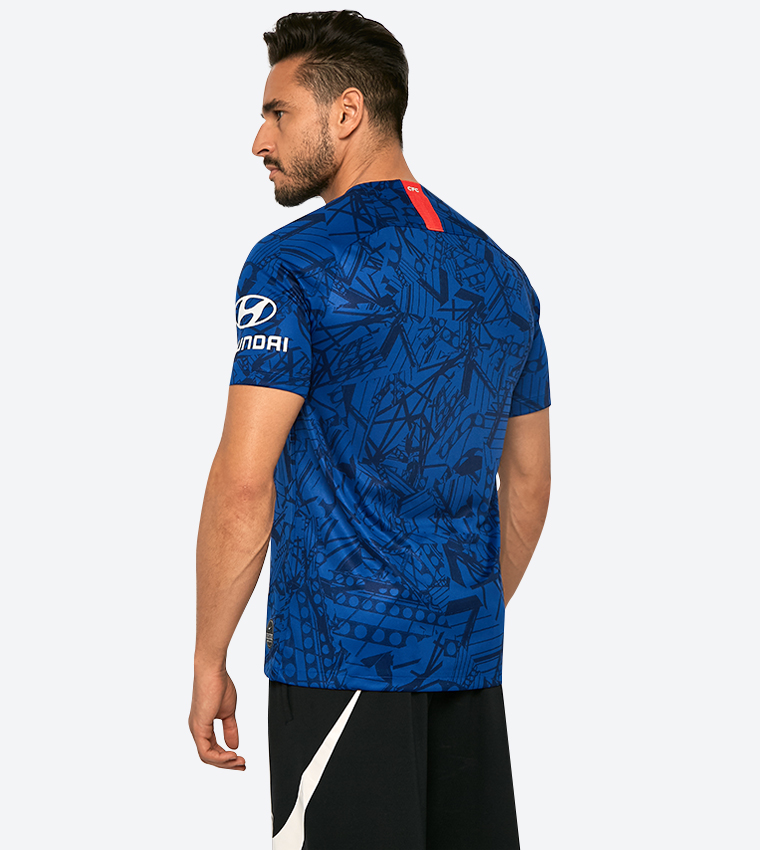 Cfc Stadium Short Sleeve Jersey T-Shirt - Blue