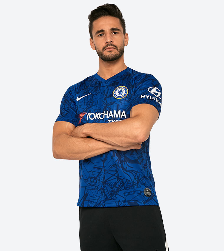 Cfc Stadium Short Sleeve Jersey T-Shirt - Blue