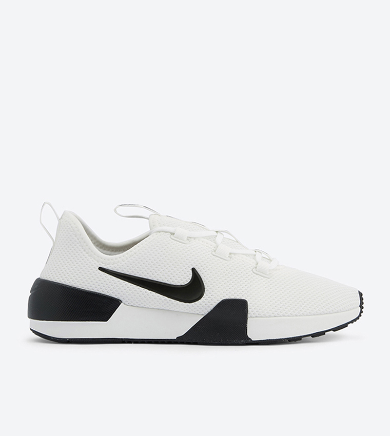 Buy Nike Ashin Modern Lace Up Closure Round Toe Sneakers White In White 6thStreet Kuwait