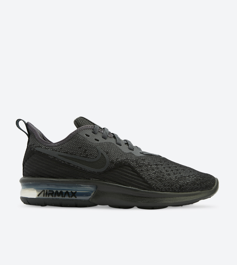 Buy Nike Air Max Sequent 4 Lace Up Closure Sneakers Black NKAO4486 002 In Black 6thStreet Qatar