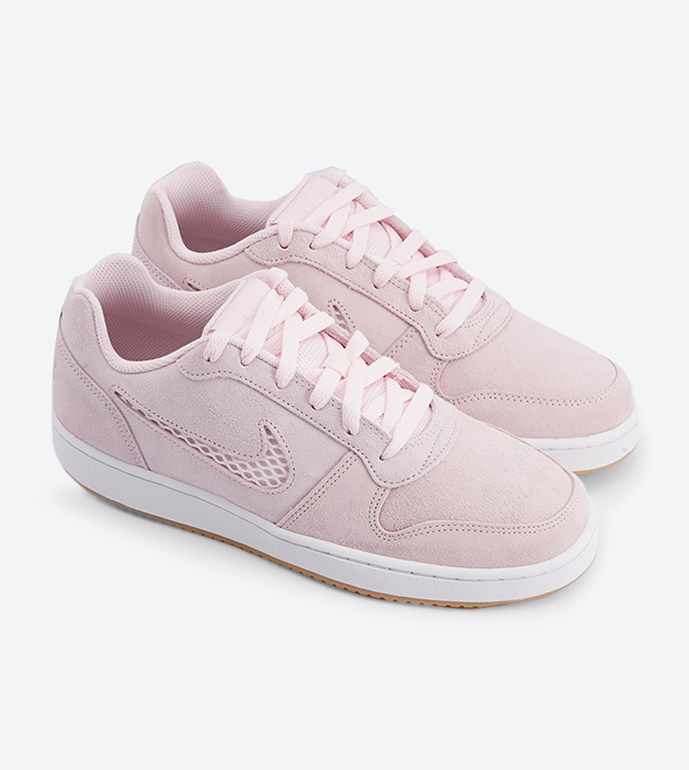 Buy Nike Ebernon Low Premium Lace Up Closure Round Toe Sneakers Pink In Pink 6thStreet Oman