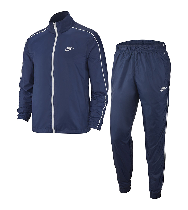 Buy Nike Sportswear Ce Woven Basic Tracksuit Set Of 2 Blue In Blue 6thStreet Qatar