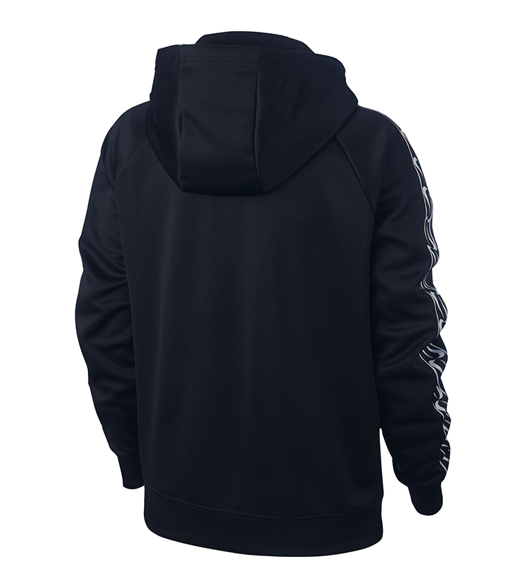 Buy Nike Sportswear Pull Over Side Tape Hoodie Black In Black