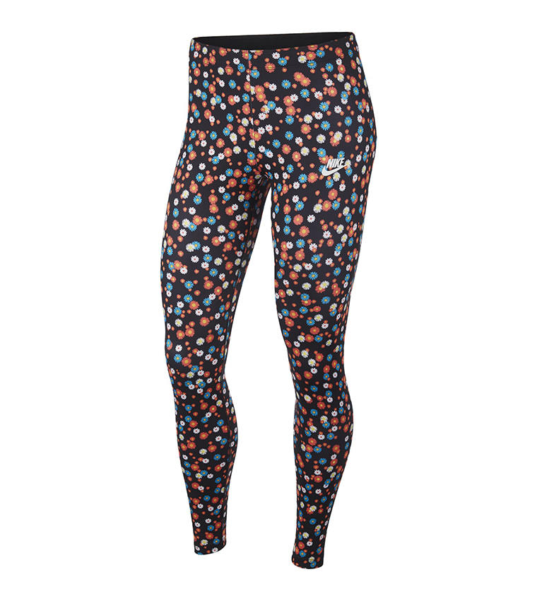 nike black floral leggings