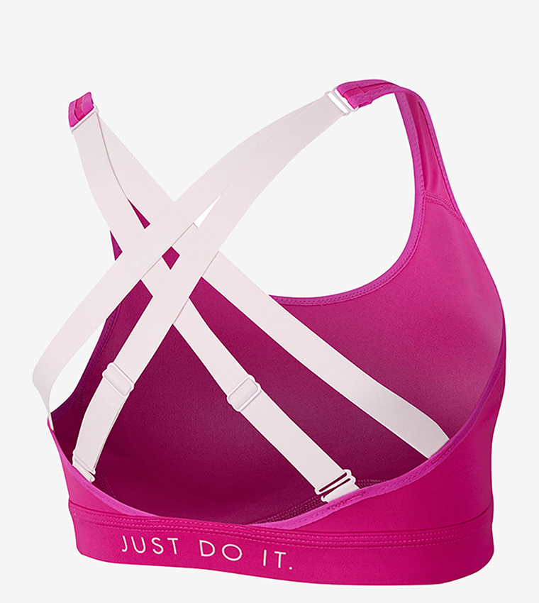 Buy Nike Nike Impact Strappy Bra Grx Pink In Pink