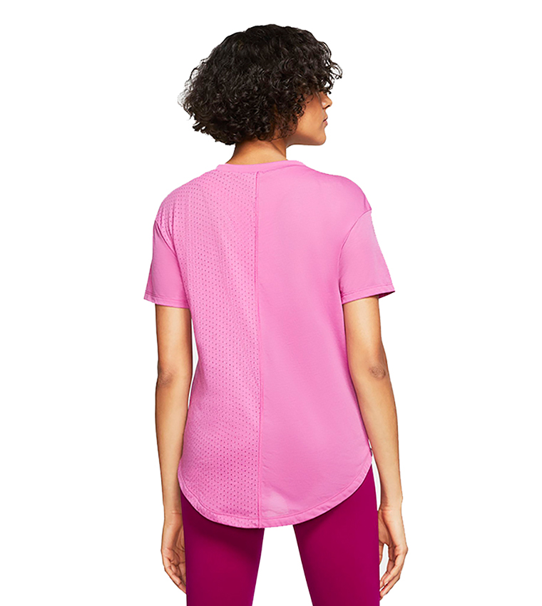 W Nk Icnclsh Top Ss - Fuchsia
