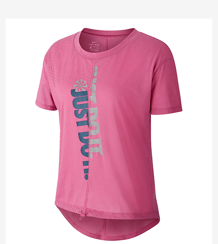W Nk Icnclsh Top Ss - Fuchsia