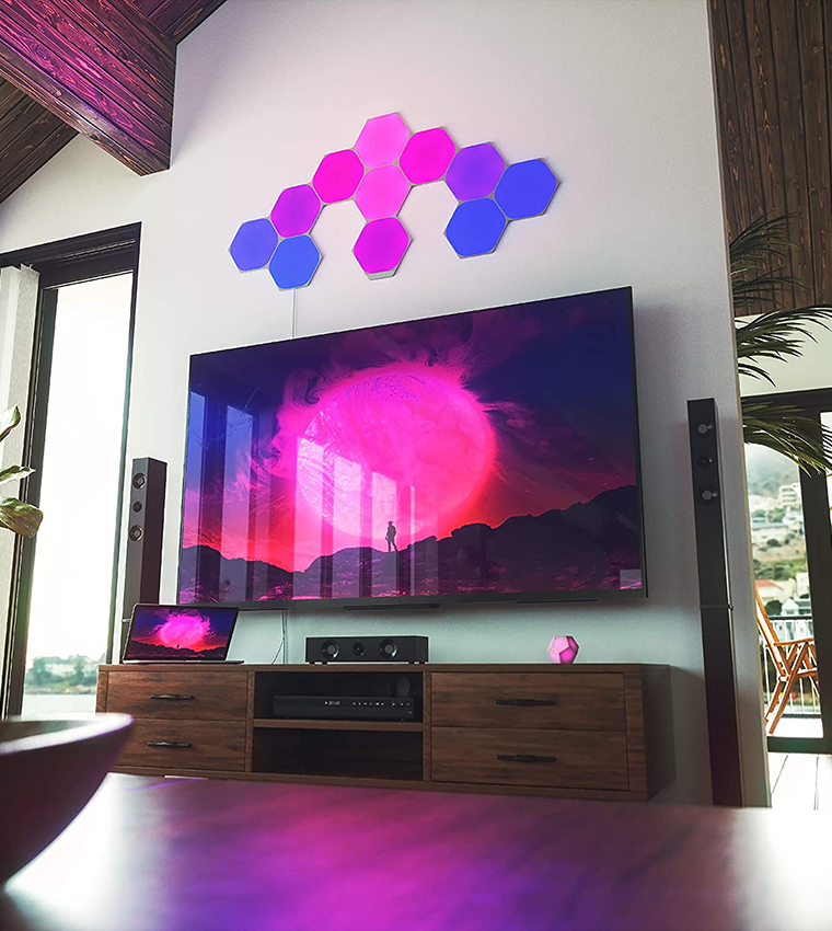 Buy Nanoleaf Shapes Hexagons Expansion Pack Smart Wifi Led Panel System ...