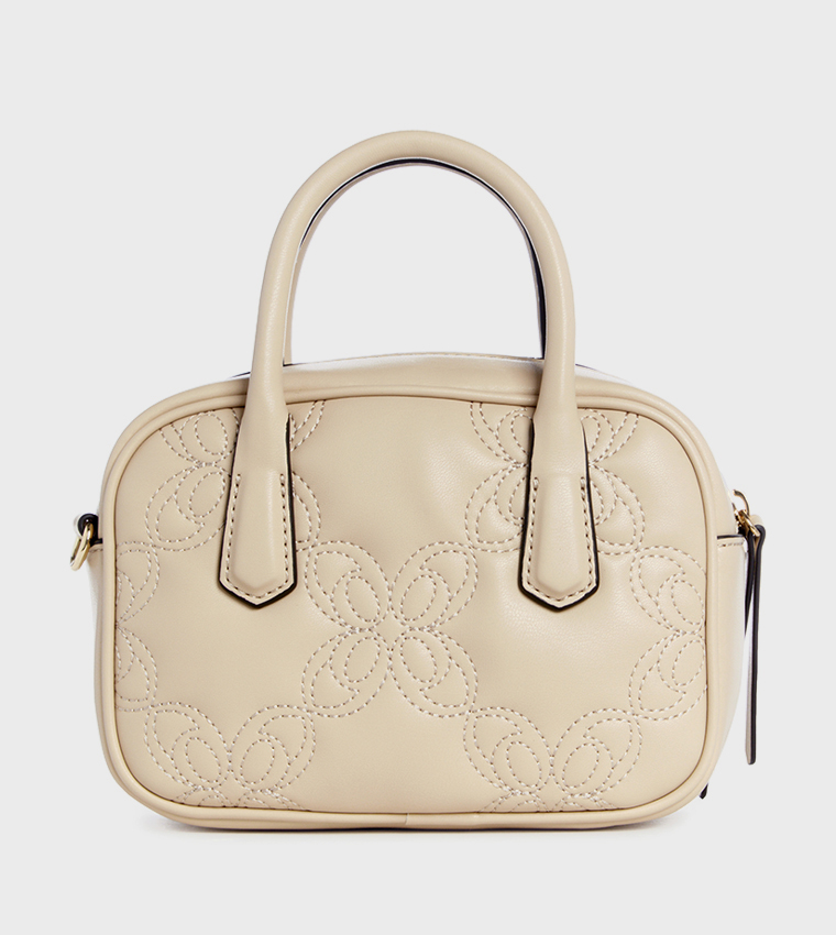 COSETTE Embossed Top Handle Bag
