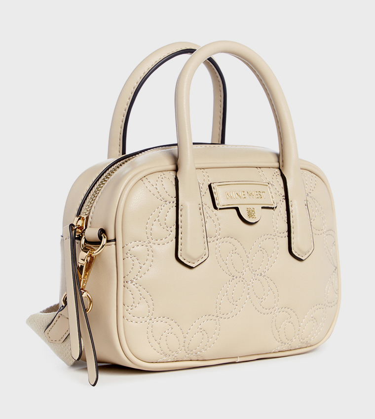 COSETTE Embossed Top Handle Bag
