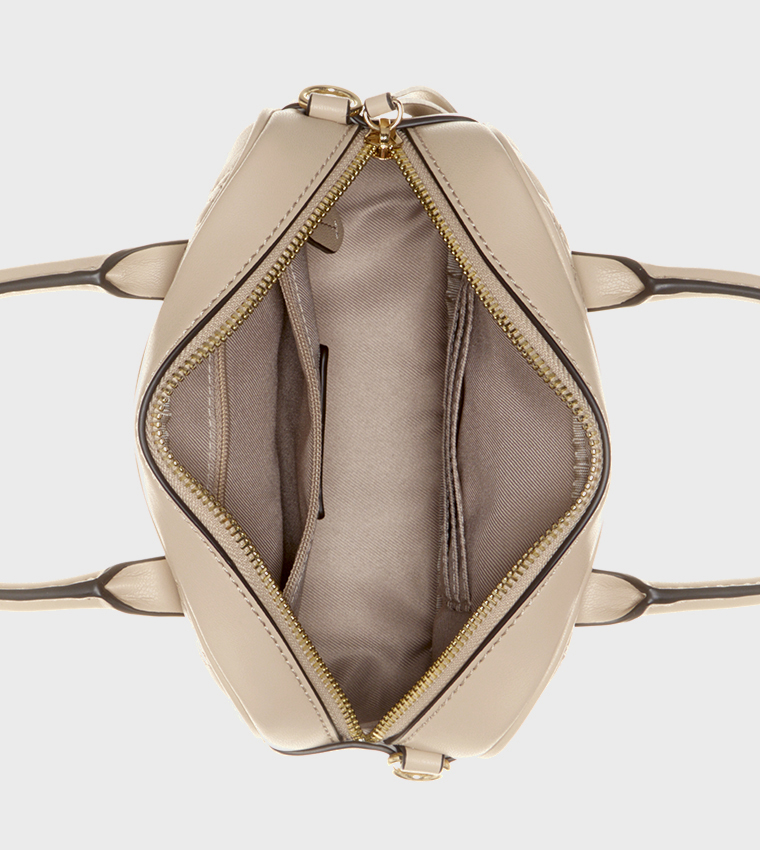 COSETTE Embossed Top Handle Bag