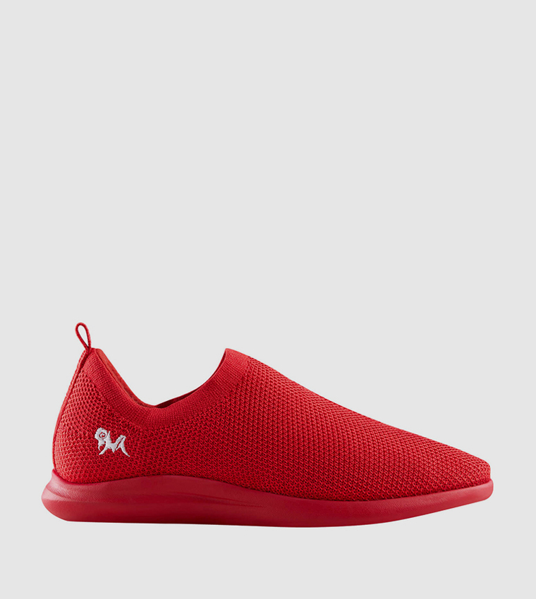 Mesh Relive Knit Slip-On Shoes