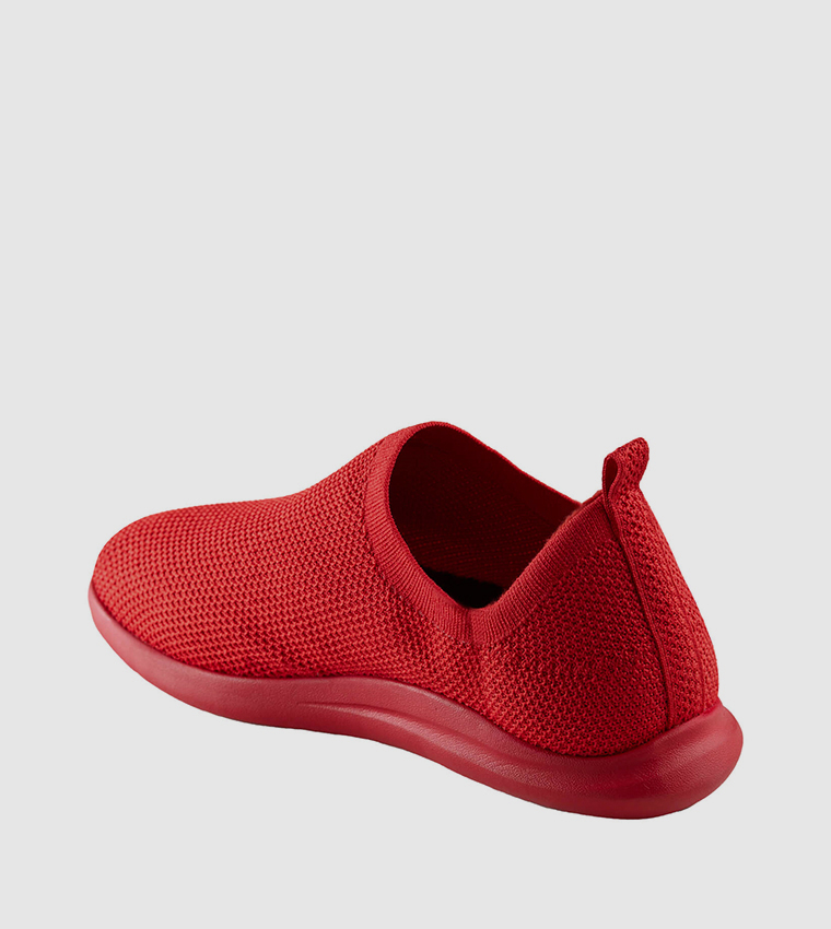 Mesh Relive Knit Slip-On Shoes