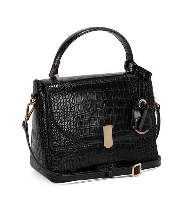 Buy Nine West Kinsley Mini Top Handle Satchel Black In Black ...