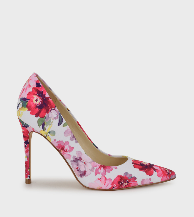 FRESH Floral Pointed Toe Pumps