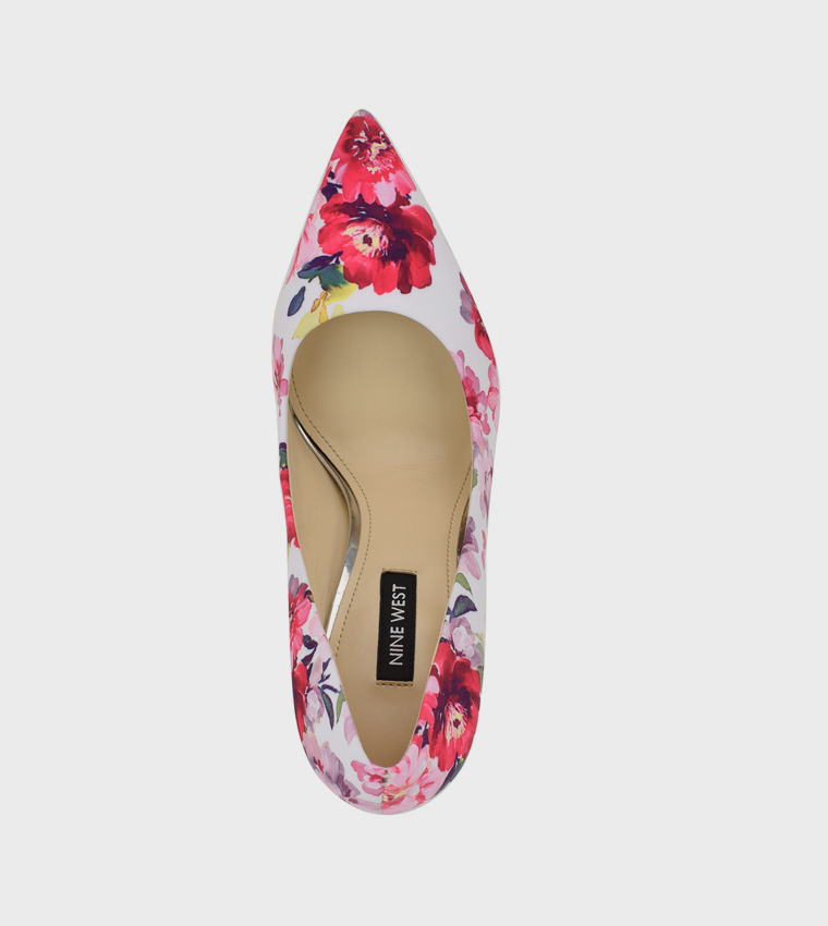 FRESH Floral Pointed Toe Pumps