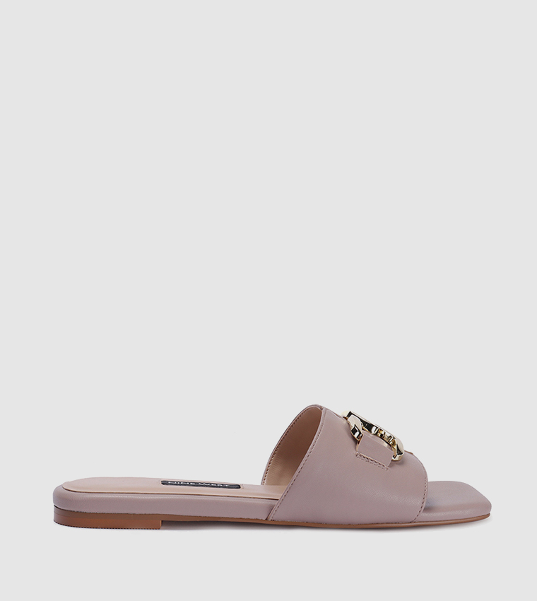 Nude flat deals sandals