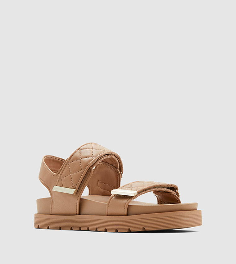 Buy Call It Spring Novaa Quilted Flat Sandals In Beige 6thStreet