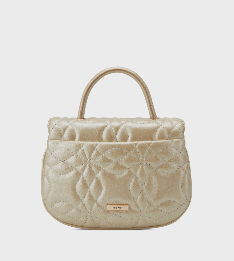 HANNI Quilted Top Handle Bag