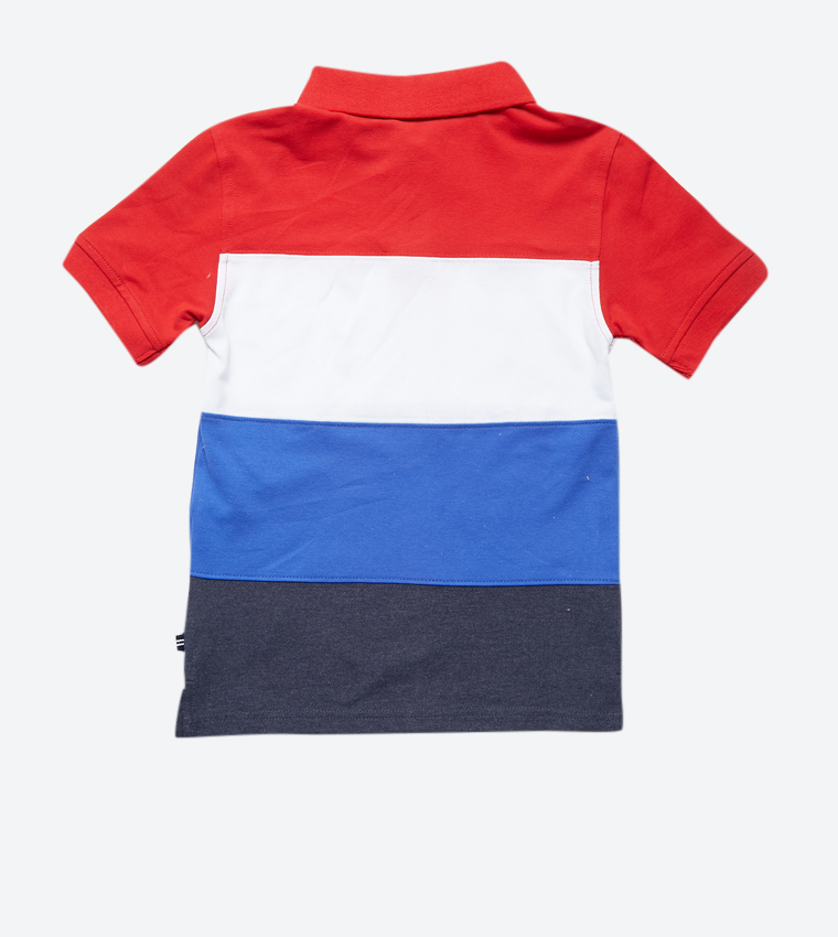 Buy Nautica Colorblock Short Sleeve Toddler Boy Polo Shirt Multi In  Multiple Colors