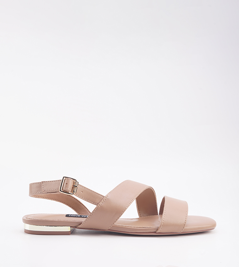 LOGAN Slingback Flat Sandals