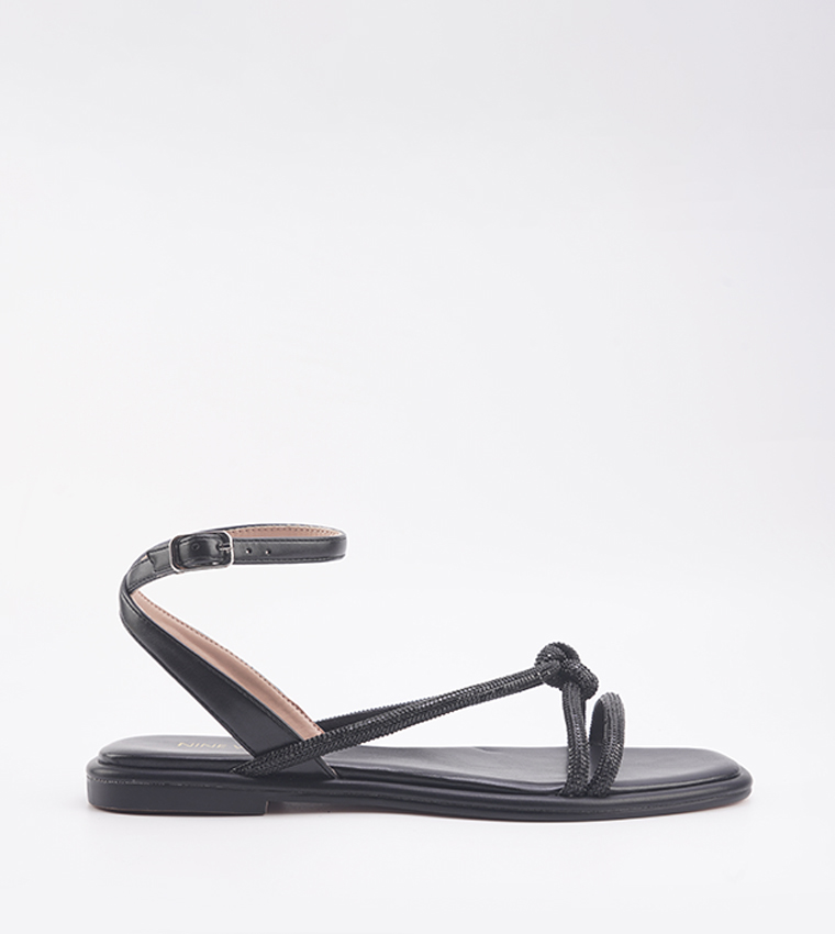 FRANKSTON Ankle Strap Flat Sandals