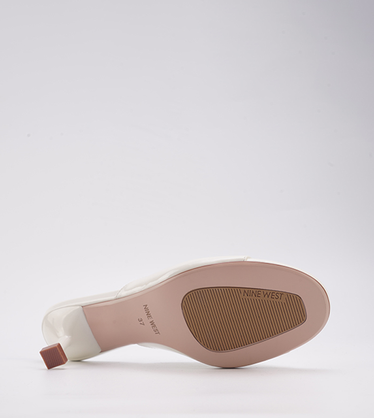LEXINA Logo Detail Heeled Sandals