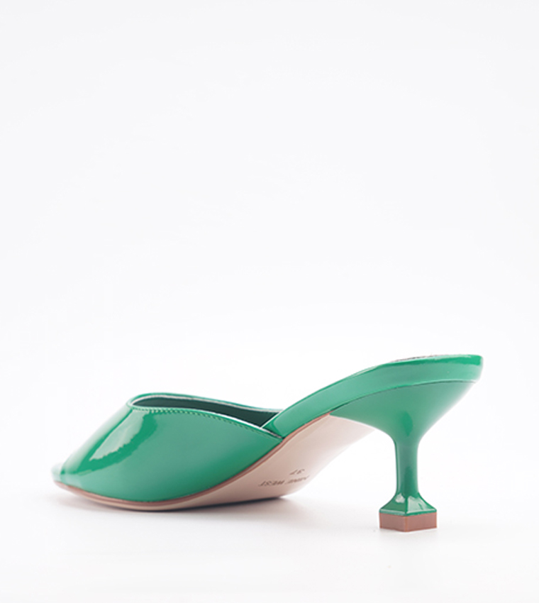 LEXINA Logo Detail Heeled Sandals