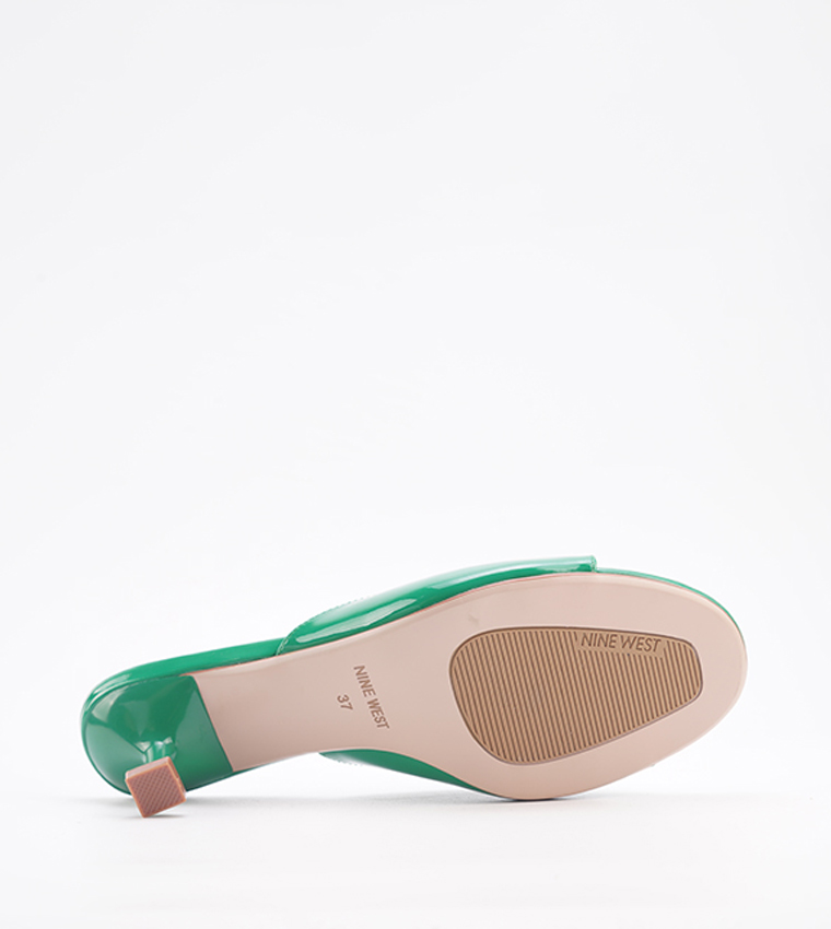 LEXINA Logo Detail Heeled Sandals