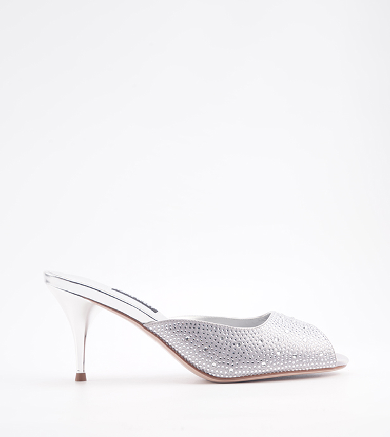 DONNELA Embellished Heeled Sandals