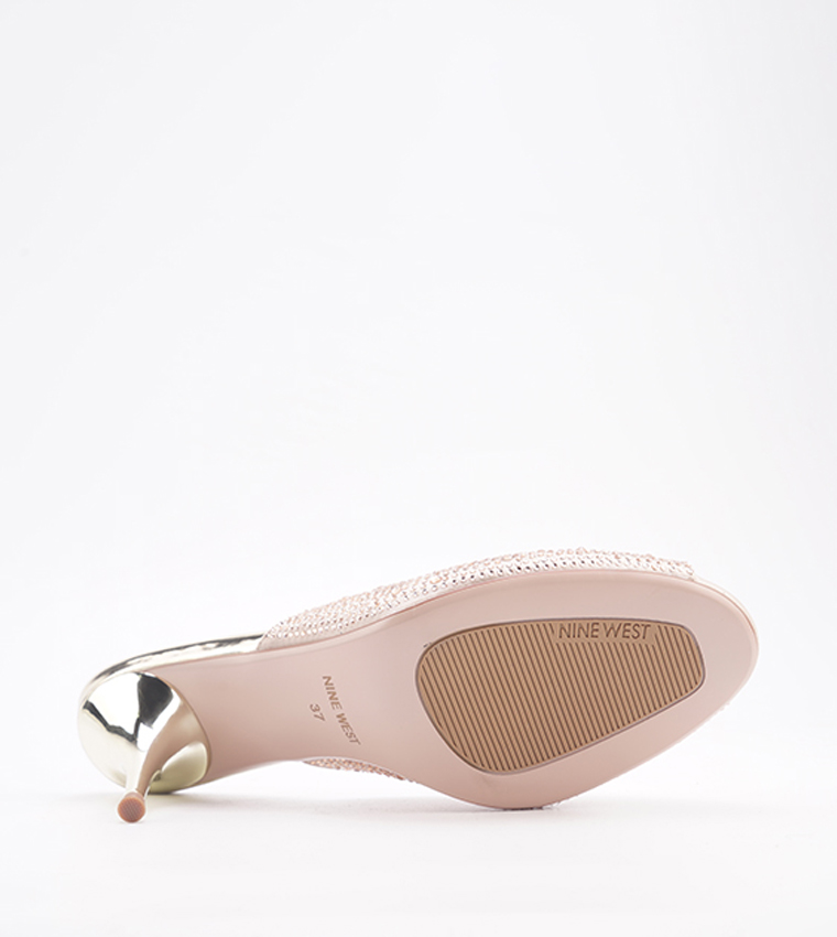 DONNELA Embellished Heeled Sandals