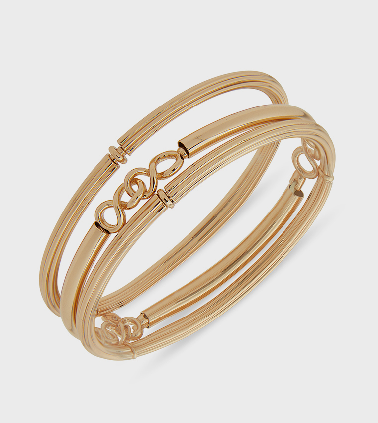 Multipack Gold Tone Bracelets