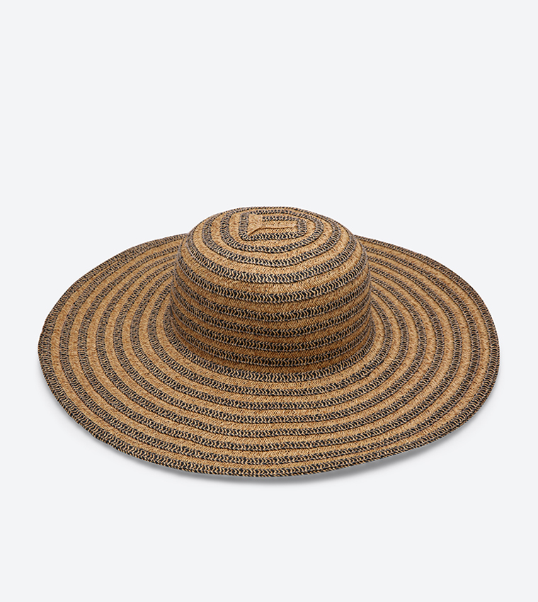 Buy Nine West Packable Floppy Hat Natural In Natural 6thStreet Oman