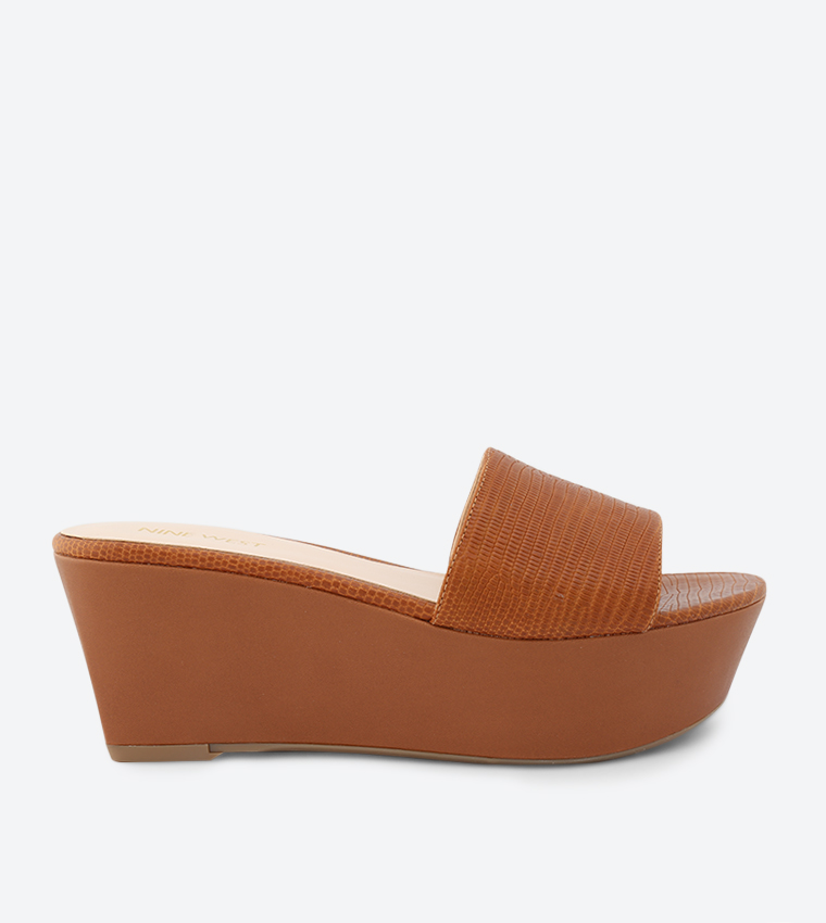 Dark brown outlet wedges