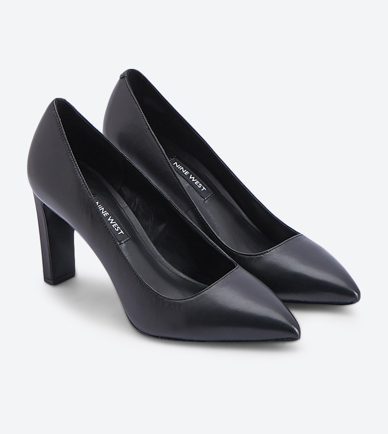 Joeysgirl square cheap heeled pumps