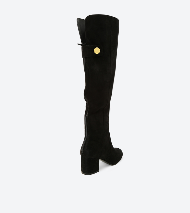 Buy Nine West Queddy Boots Black In Black 6thStreet Oman