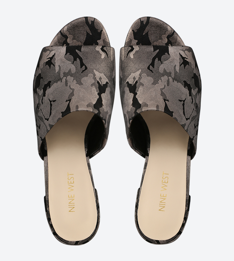 Buy Nine West Raissa Mules Metallic In Metallic 6thStreet UAE