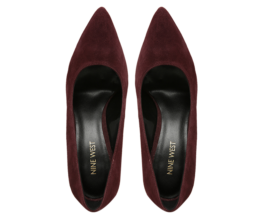 Nine west burgundy shoes online