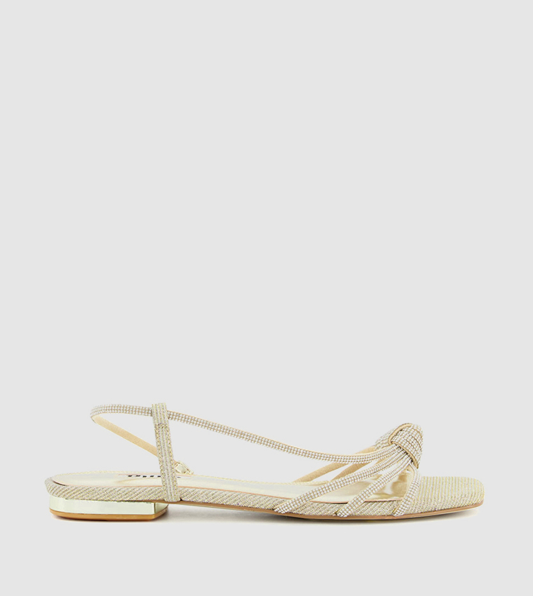 NYA Embellished Flat Sandals