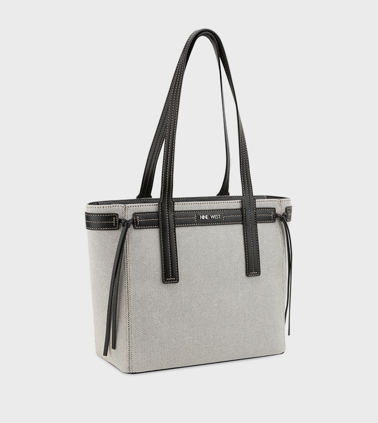 HENDRICK Contrast Trim Tote Bag