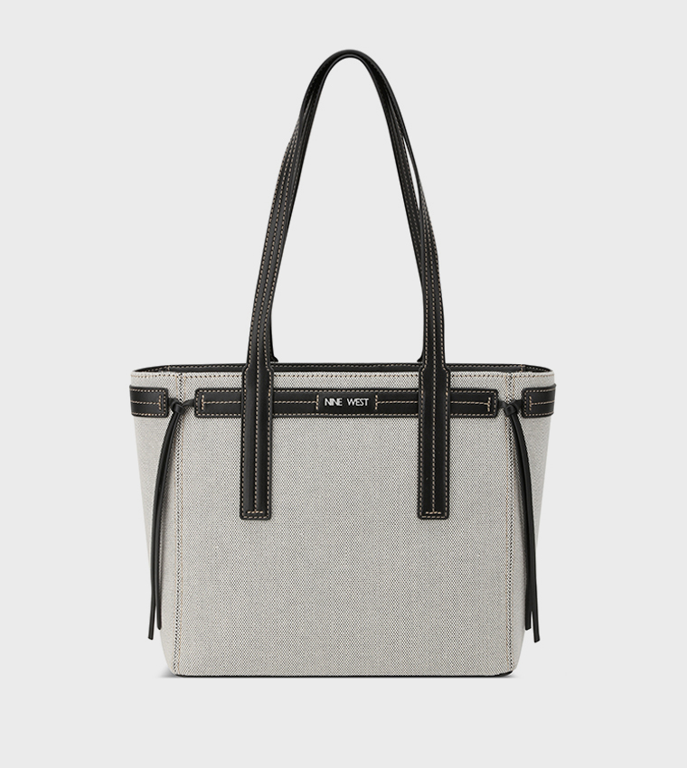 HENDRICK Contrast Trim Tote Bag