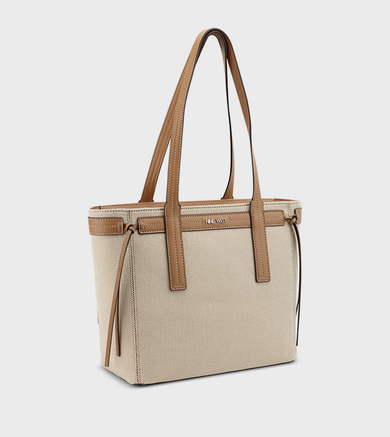 HENDRICK Contrast Trim Tote Bag